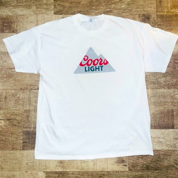 New Mens Coors Light T-Shirt Size XL - Picture 1 of 3